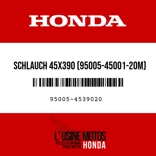 image de 95005-4539020 SCHLAUCH 45X390 (95005-45001-20M)