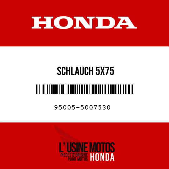 image de 95005-5007530 SCHLAUCH 5X75