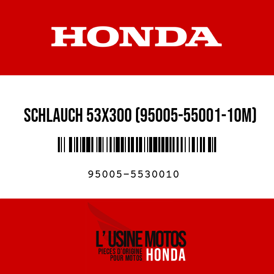 image de 95005-5530010 SCHLAUCH 53X300 (95005-55001-10M)