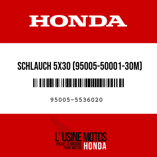 image de 95005-5536020 SCHLAUCH 5X30 (95005-50001-30M)