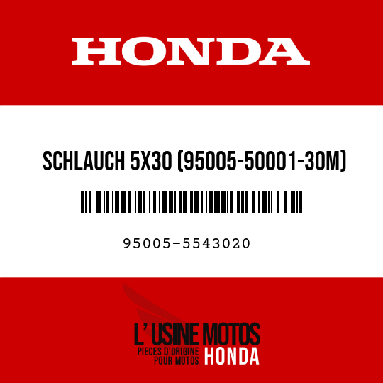 image de 95005-5543020 SCHLAUCH 5X30 (95005-50001-30M)