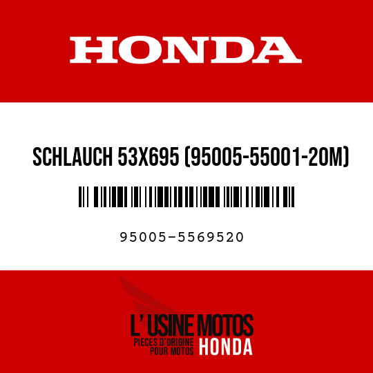 image de 95005-5569520 SCHLAUCH 53X695 (95005-55001-20M)