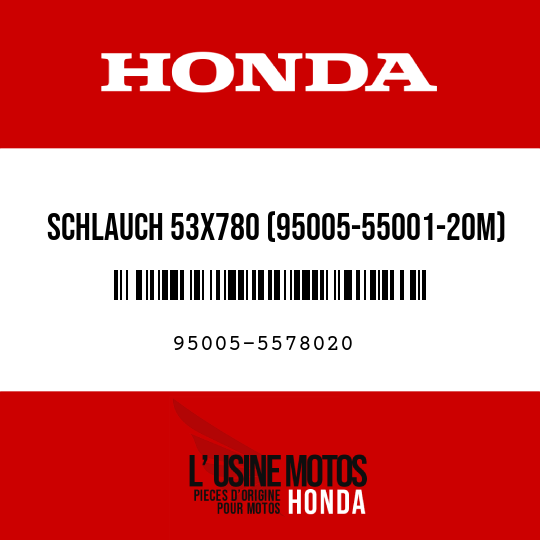 image de 95005-5578020 SCHLAUCH 53X780 (95005-55001-20M)