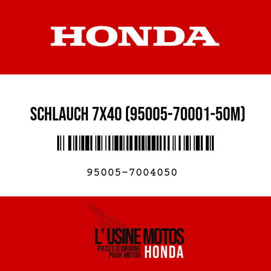 image de 95005-7004050 SCHLAUCH 7X40 (95005-70001-50M)