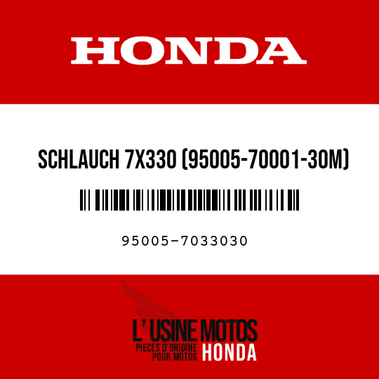 image de 95005-7033030 SCHLAUCH 7X330 (95005-70001-30M)