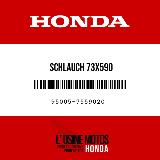 image de 95005-7559020 SCHLAUCH 73X590