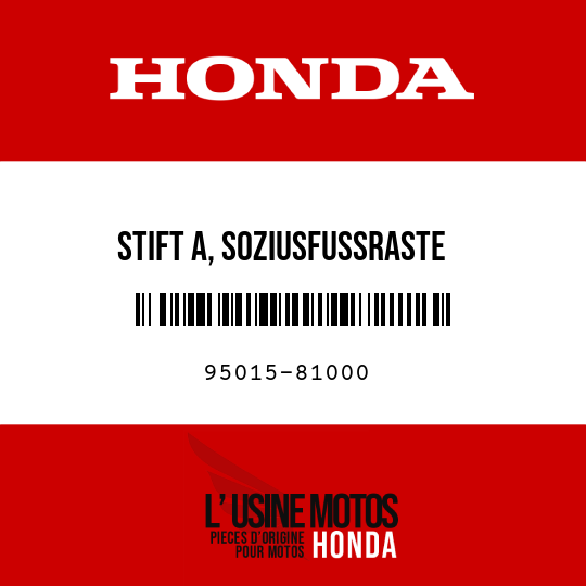 image de 95015-81000 STIFT A, SOZIUSFUSSRASTE