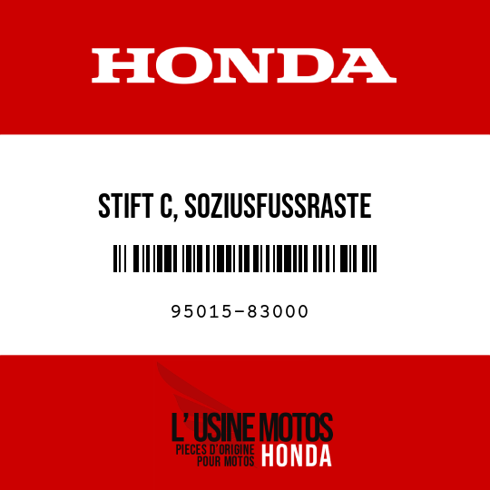 image de 95015-83000 STIFT C, SOZIUSFUSSRASTE