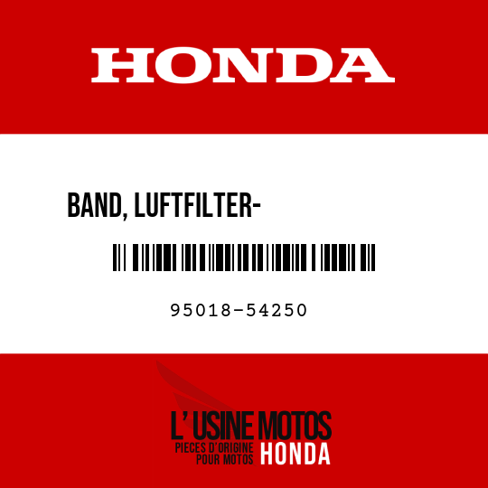 image de 95018-54250 BAND, LUFTFILTER-             VERBINDUNGSROHR (54)