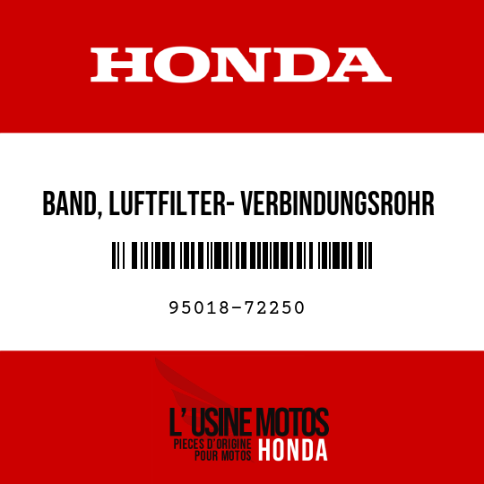 image de 95018-72250 BAND, LUFTFILTER- VERBINDUNGSROHR (72)