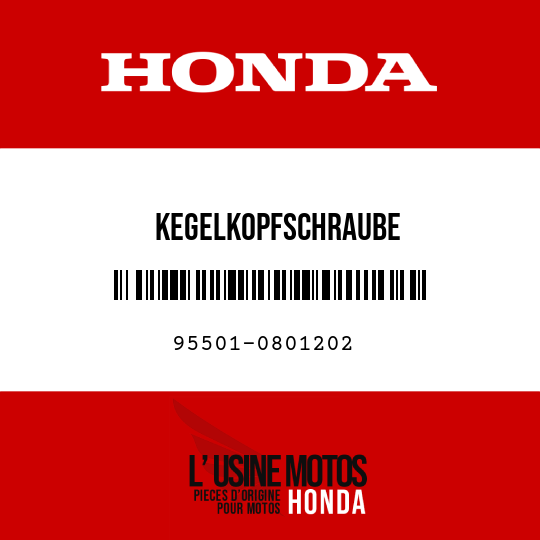 image de 95501-0801202 KEGELKOPFSCHRAUBE