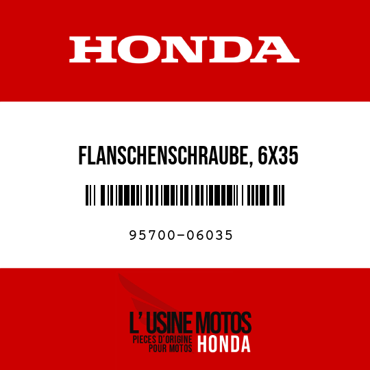 image de 95700-06035 FLANSCHENSCHRAUBE, 6X35
