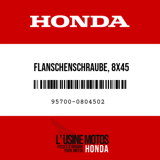 image de 95700-0804502 FLANSCHENSCHRAUBE, 8X45