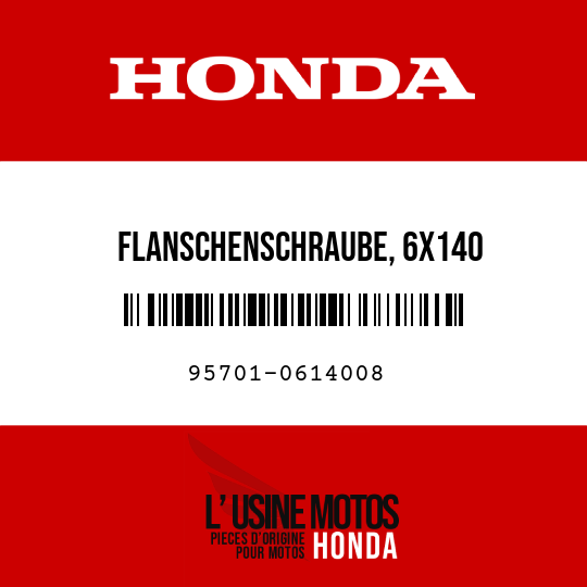 image de 95701-0614008 FLANSCHENSCHRAUBE, 6X140