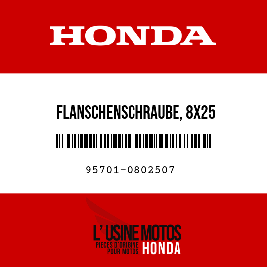 image de 95701-0802507 FLANSCHENSCHRAUBE, 8X25