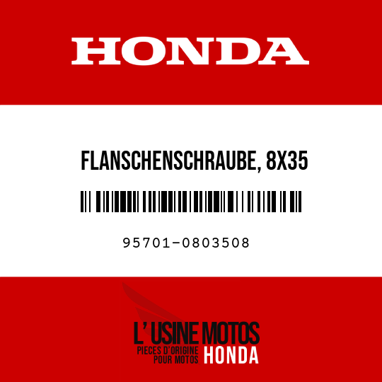 image de 95701-0803508 FLANSCHENSCHRAUBE, 8X35