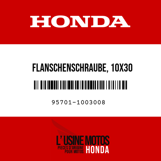 image de 95701-1003008 FLANSCHENSCHRAUBE, 10X30