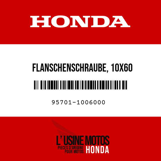 image de 95701-1006000 FLANSCHENSCHRAUBE, 10X60