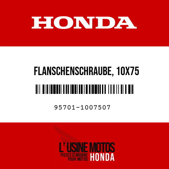 image de 95701-1007507 FLANSCHENSCHRAUBE, 10X75