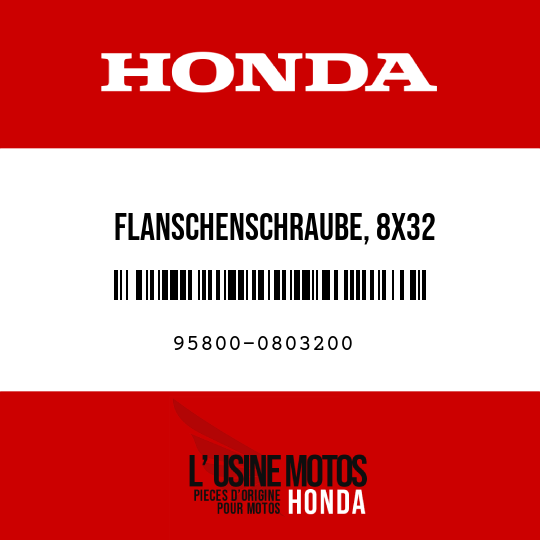 image de 95800-0803200 FLANSCHENSCHRAUBE, 8X32