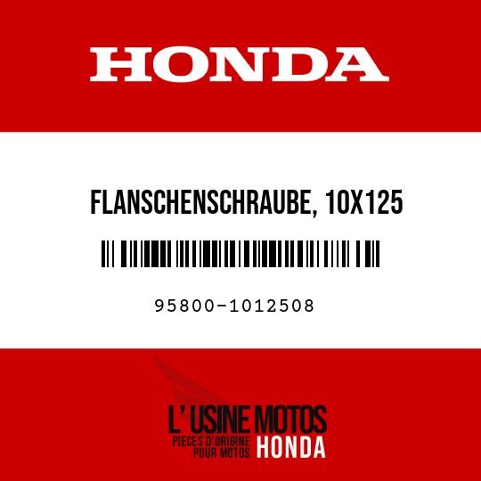 image de 95800-1012508 FLANSCHENSCHRAUBE, 10X125