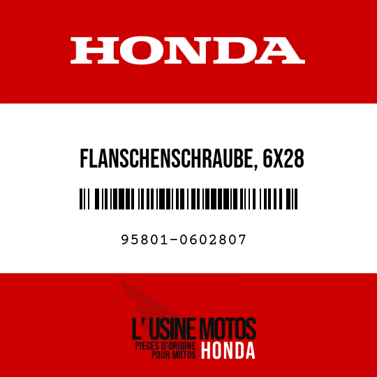 image de 95801-0602807 FLANSCHENSCHRAUBE, 6X28