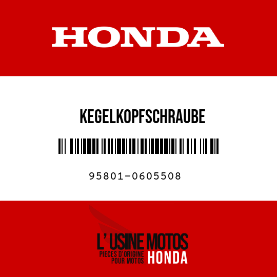 image de 95801-0605508 KEGELKOPFSCHRAUBE