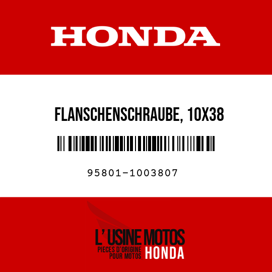 image de 95801-1003807 FLANSCHENSCHRAUBE, 10X38