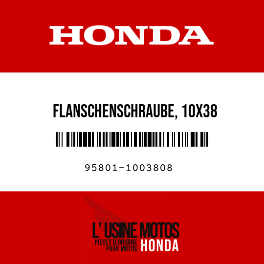 image de 95801-1003808 FLANSCHENSCHRAUBE, 10X38