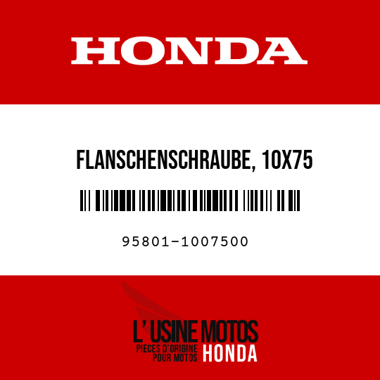 image de 95801-1007500 FLANSCHENSCHRAUBE, 10X75