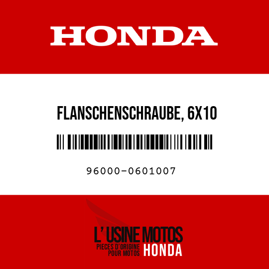 image de 96000-0601007 FLANSCHENSCHRAUBE, 6X10