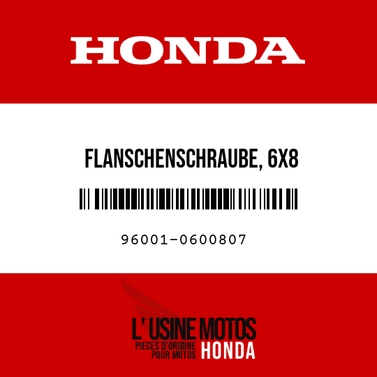 image de 96001-0600807 FLANSCHENSCHRAUBE, 6X8