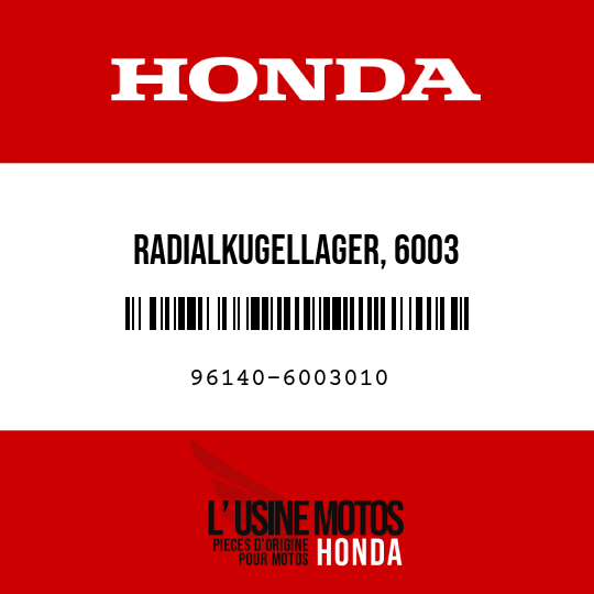 image de 96140-6003010 RADIALKUGELLAGER, 6003