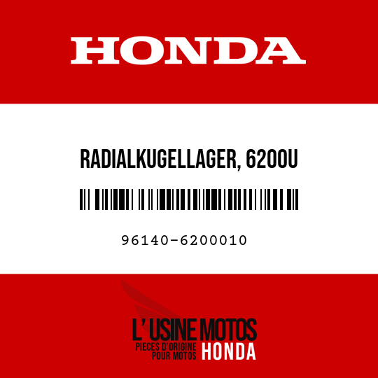 image de 96140-6200010 RADIALKUGELLAGER, 6200U