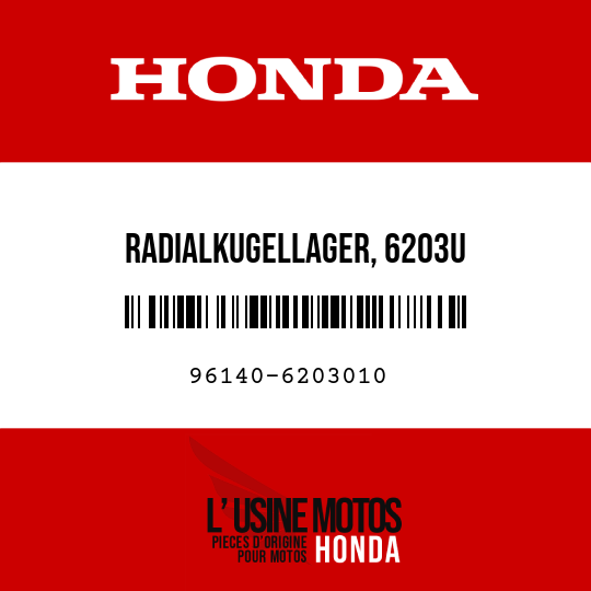 image de 96140-6203010 RADIALKUGELLAGER, 6203U