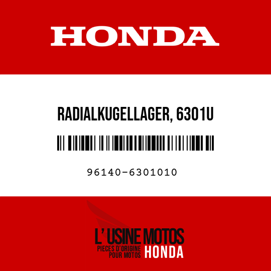 image de 96140-6301010 RADIALKUGELLAGER, 6301U