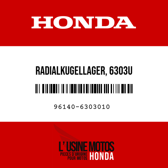image de 96140-6303010 RADIALKUGELLAGER, 6303U