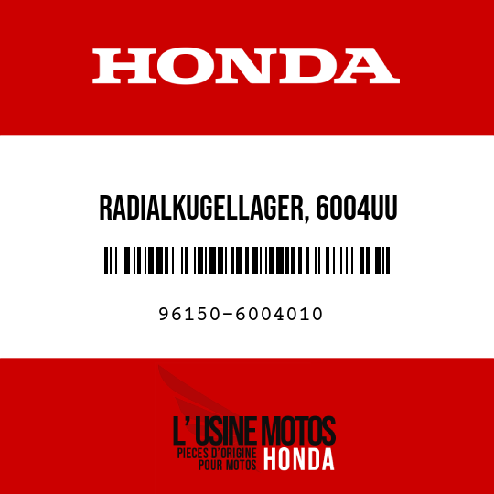 image de 96150-6004010 RADIALKUGELLAGER, 6004UU
