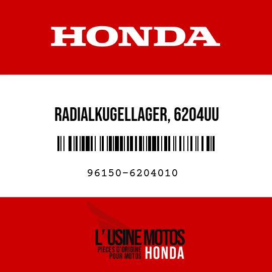 image de 96150-6204010 RADIALKUGELLAGER, 6204UU