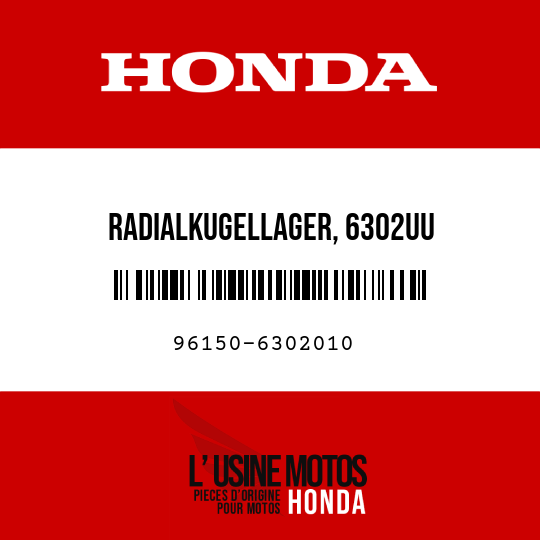 image de 96150-6302010 RADIALKUGELLAGER, 6302UU