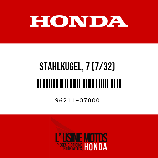image de 96211-07000 STAHLKUGEL, 7 (7/32)