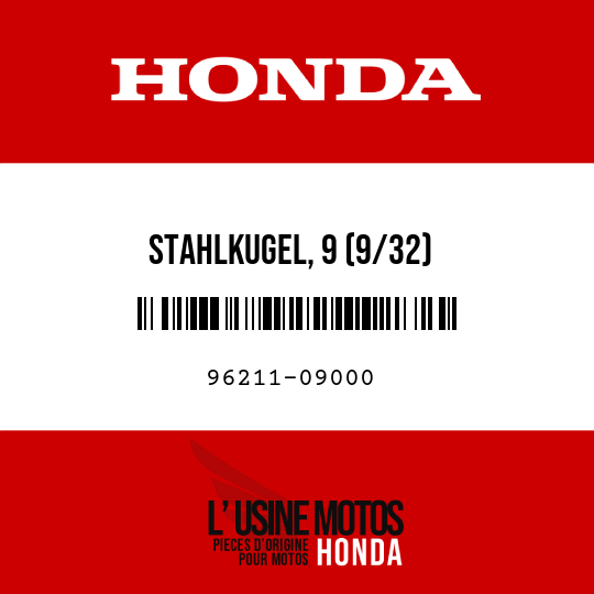 image de 96211-09000 STAHLKUGEL, 9 (9/32)