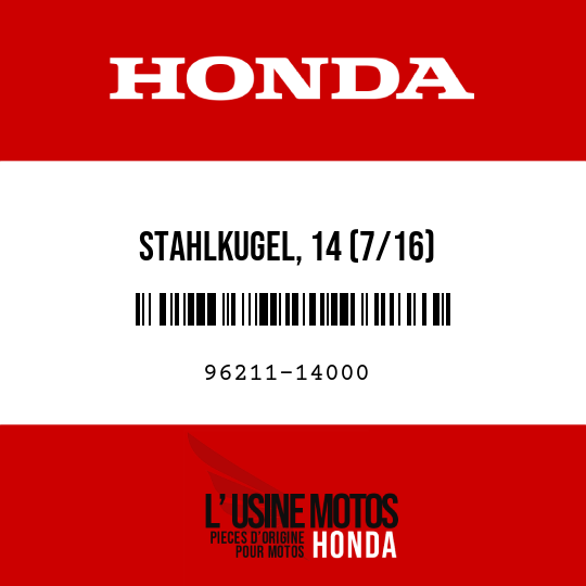 image de 96211-14000 STAHLKUGEL, 14 (7/16)
