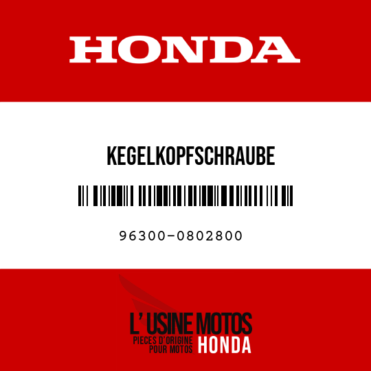 image de 96300-0802800 KEGELKOPFSCHRAUBE