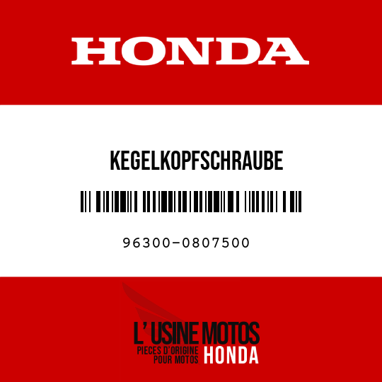 image de 96300-0807500 KEGELKOPFSCHRAUBE
