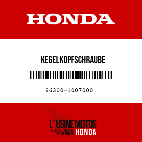 image de 96300-1007000 KEGELKOPFSCHRAUBE