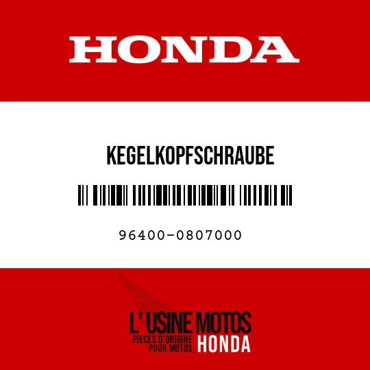 image de 96400-0807000 KEGELKOPFSCHRAUBE