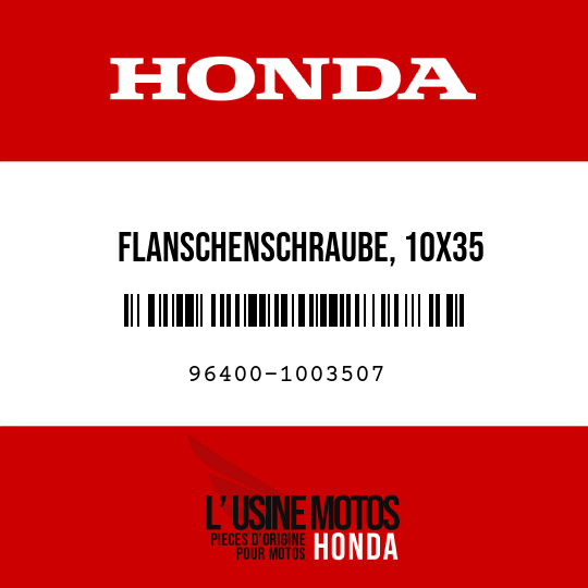 image de 96400-1003507 FLANSCHENSCHRAUBE, 10X35