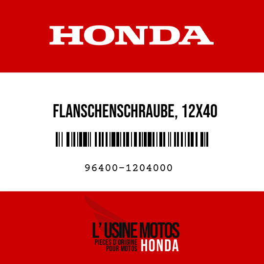 image de 96400-1204000 FLANSCHENSCHRAUBE, 12X40