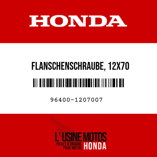 image de 96400-1207007 FLANSCHENSCHRAUBE, 12X70